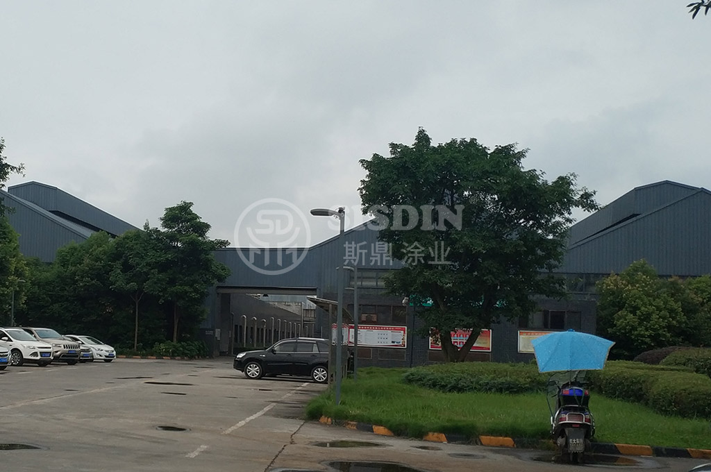 遂寧市新綠洲印染有限公司廠(chǎng)房彩鋼瓦翻新防腐施工完成后遠(yuǎn)景